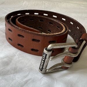 Men's Brown Leather Belt vintage